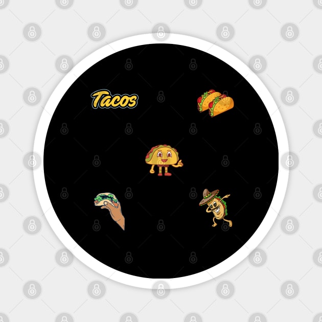 Tacos lover Magnet by BlackMeme94